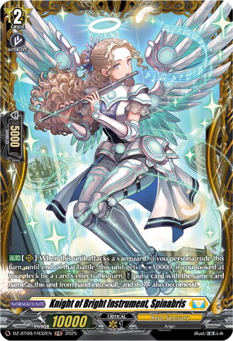 Knight of Bright Instrument, Spinabris (FR) - Cardfight Vanguard FR Card Image
