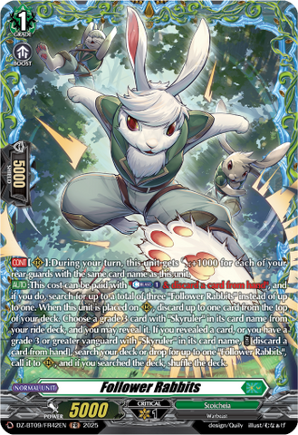 Follower Rabbits (FR) - Cardfight Vanguard FR Card Image