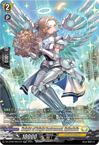 Knight of Bright Instrument, Spinabris (SR) - Cardfight Vanguard SR Card Image