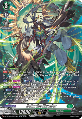 Belgr the Skyruler (SR) - Cardfight Vanguard SR Card Image